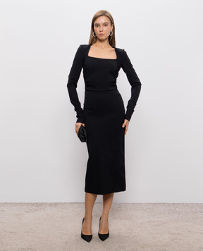 Dolce&Gabbana Черное платье F631XTFUGKF