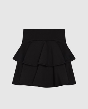 Dolce&Gabbana Детская черная юбка с оборками L5JIC7G7QNV