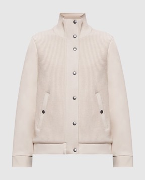Woolrich Бежевая куртка с шерстью CFWWOU2194FRUT3496