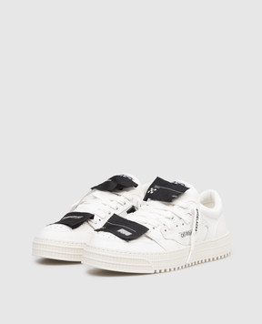 Off-White Белые кожаные кроссовки 3.0 Off Court с нашивками OWIA28EC99LEA001