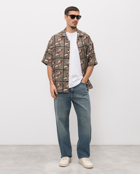 Iceberg Сорочка в клітинку з нашивкою логотипа G1305292