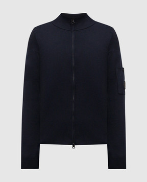 C.P. Company Синій кардиган з патчем логотипа MKN096A110560A