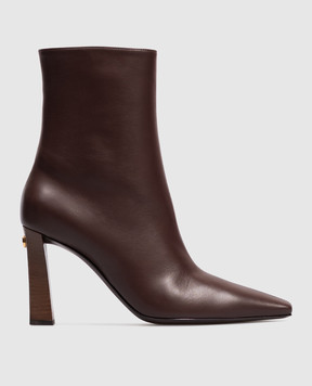 Giuseppe Zanotti Коричневі шкіряні ботильйони Brenda I670001