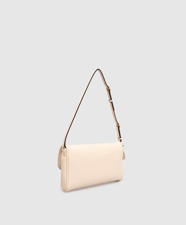 Valentino Бежевая кожаная сумка DeVain 8W0B0T31ABM изображение 3