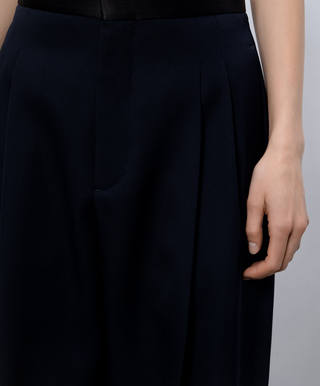 Bottega Veneta Синие брюки из шерсти 857717V6DH0 изображение 5