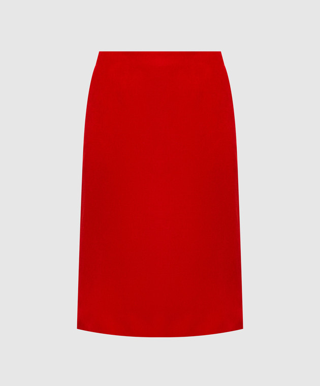 Jil Sander Червона оксамитова спідниця J02MA0426J45377