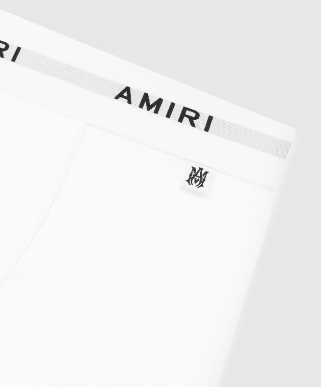 AMIRI Набор белых трусов-боксеров с узором логотипа AMUWBF1001 изображение 3