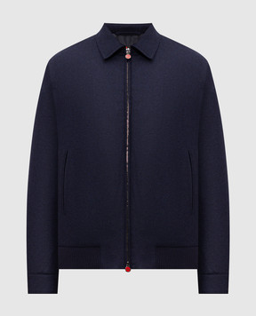 Kiton Синя куртка з вовни UW2494V0452L