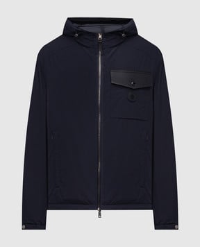 Moncler Синя пухова куртка Nohedes K20911A00140549MF