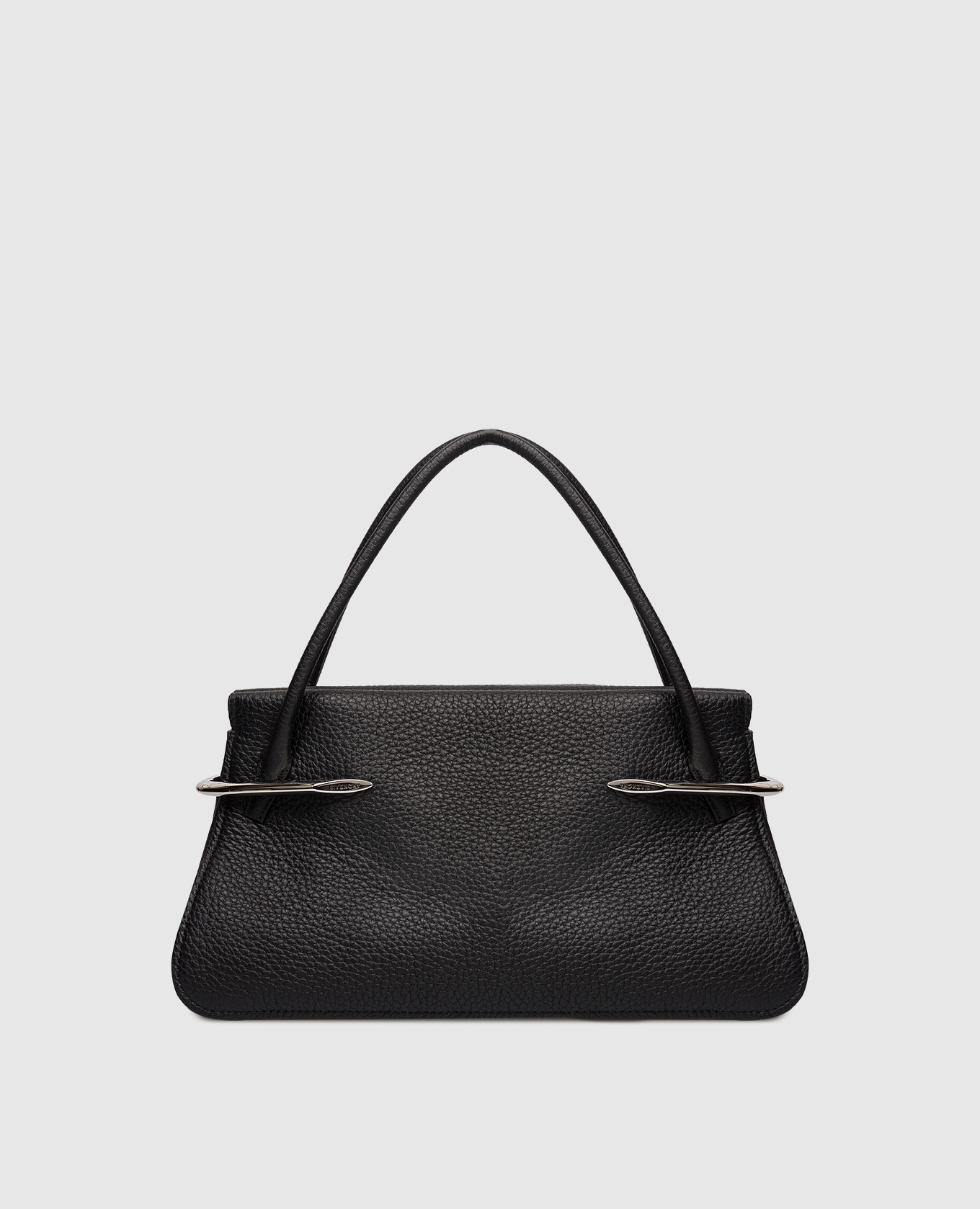 

Черная кожаная сумка-тоут Pinch с логотипом, Черный, Сумки на плечо