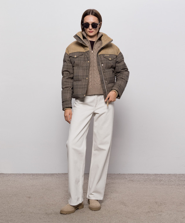 Max Mara Коричневий светр LIBERO з кашеміру MXMLIBERO зображення 2