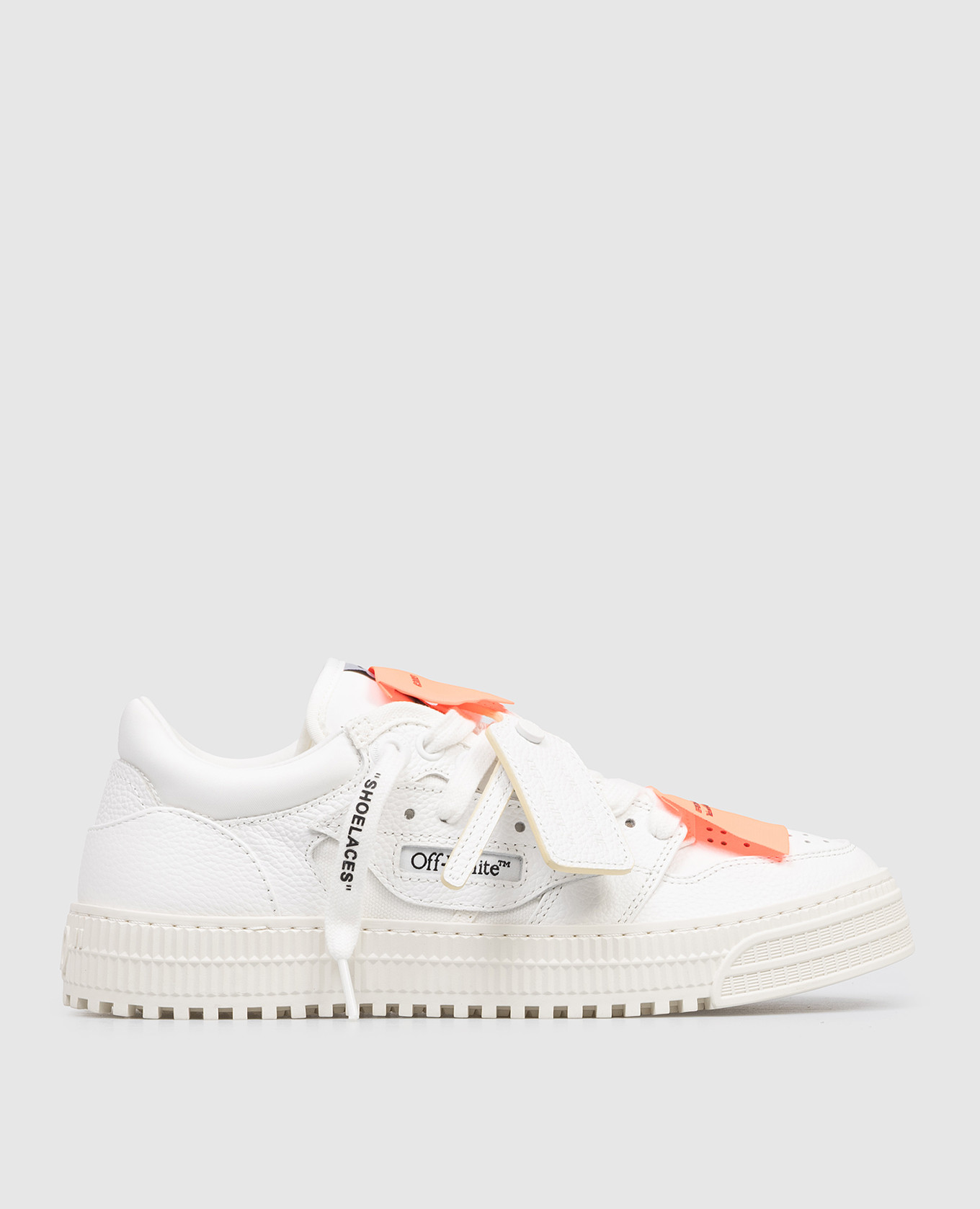 Бежевые комбинированные кроссовки OW Be Right Back логотипом