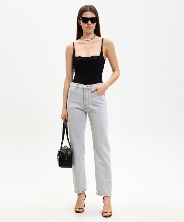 Dondup Сірі джинси з патчем логотипа DP776DF0277DMB1 зображення 2