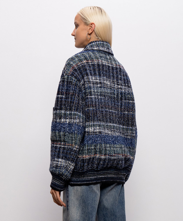 Missoni Синяя куртка с шерстью DS26WC06BC006I изображение 4