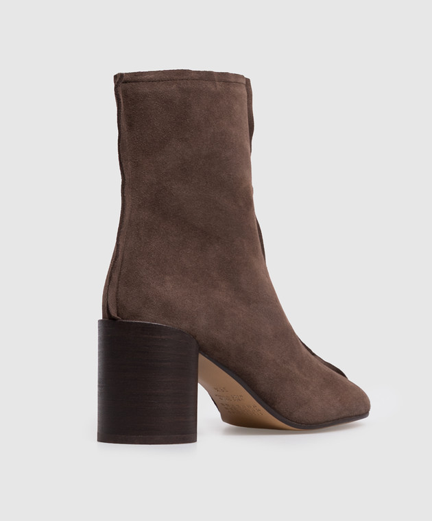Maison Margiela MM6 Коричневі замшеві ботильйони S59WU0276P6385 зображення 3