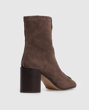 Maison Margiela MM6 Коричневые замшевые ботильоны S59WU0276P6385