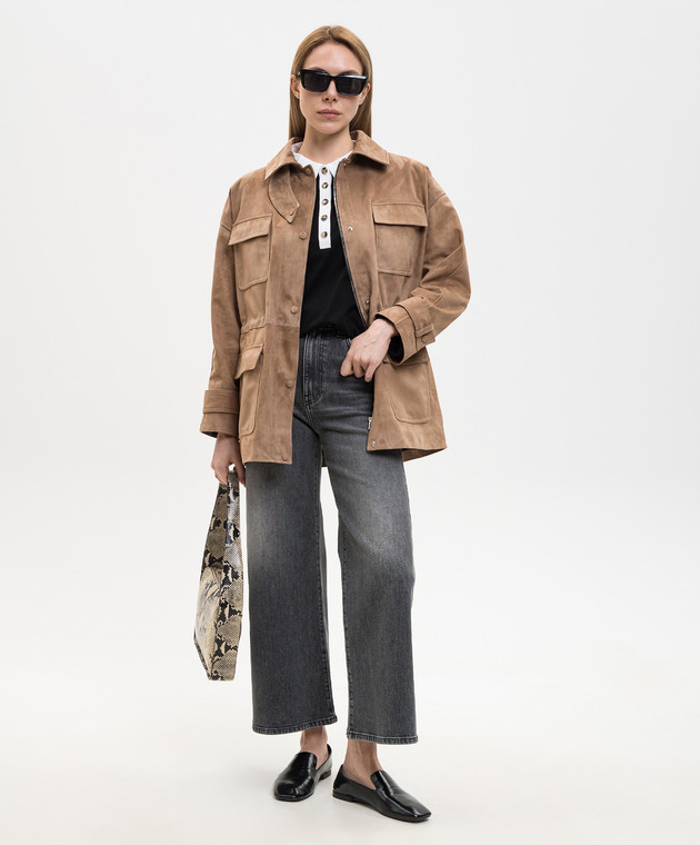 Khaite Чорне поло Faithful із шовку 24534219 зображення 2