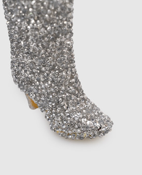 Vondels Срібляста ялинкова іграшка Boot з кристалами 1240200110058