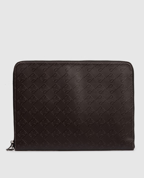 Peserico Коричневая кожаная папка для документов R78025C0CC638