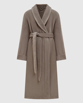 Hamam Бежевий махровий халат Olympia OLYMPIAORGANICBATHROBE
