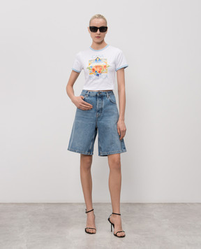 Casablanca Біла футболка Tennis Landscape WSS26JTS01003