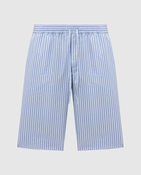 Dolce&Gabbana Блакитні шорти в смужку GV5MATFR513