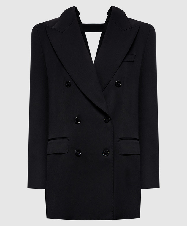 Dolce&Gabbana Черный двубортный жакет F29TNTFU28J