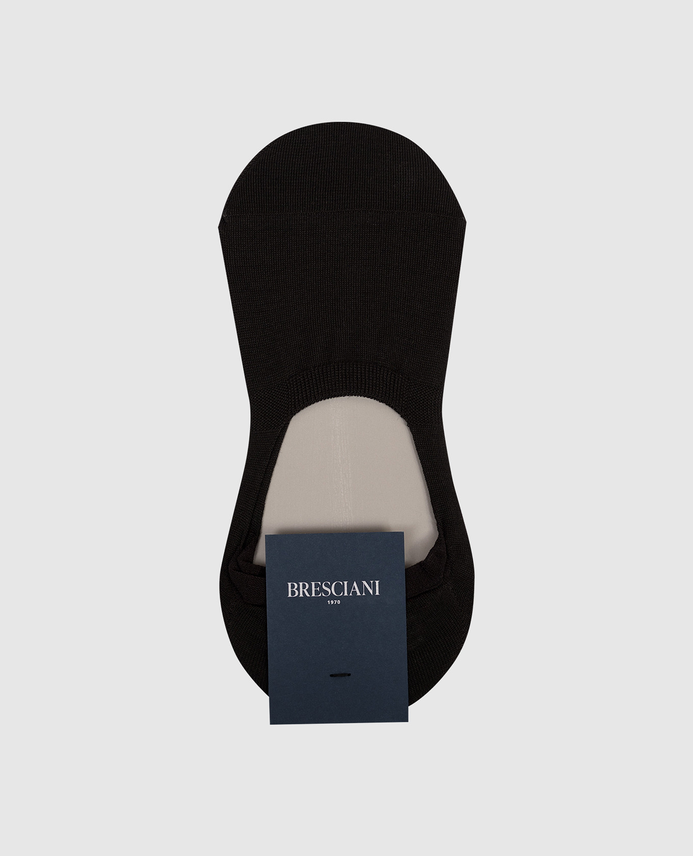 Черные носки-следы из хлопка