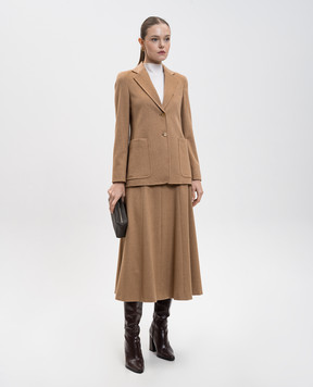 Max Mara Коричневий жакет BELLUNO з вовни верблюда BELLUNO