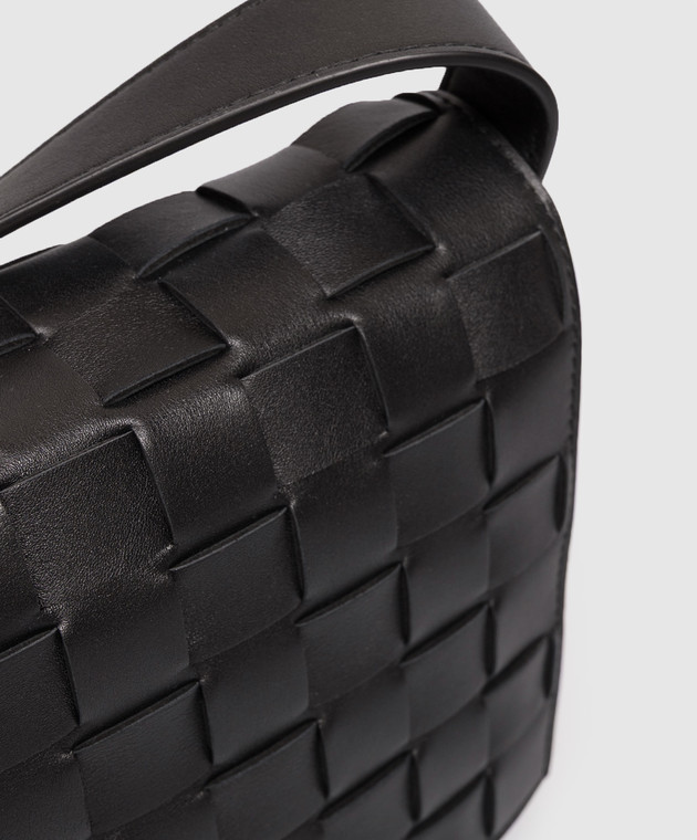 Bottega Veneta Черная кожаная сумка Orto 876364V6SO0 изображение 4