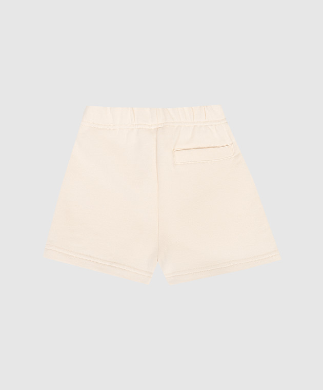 Palm Angels Дитячі бежеві шорти PB6X003S26FLE001 зображення 2