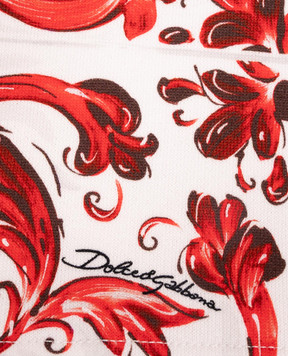 Dolce&Gabbana Дитячі шорти в принт Майоліка L4JQR4II7KU814