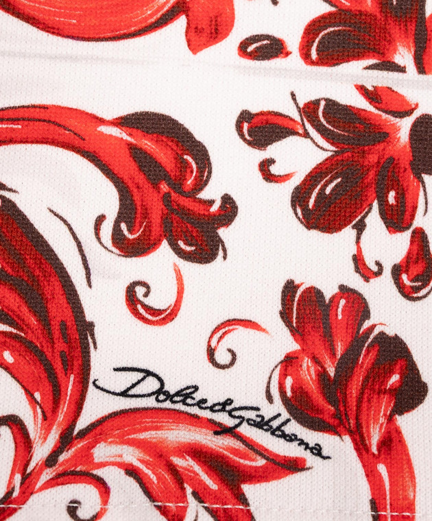 Dolce&Gabbana Дитячі шорти в принт Майоліка L4JQR4II7KU814 зображення 3