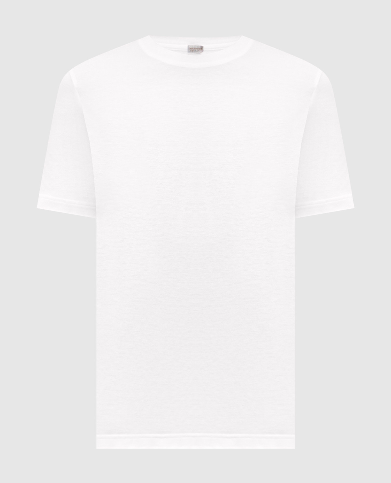 Белая футболка с леном