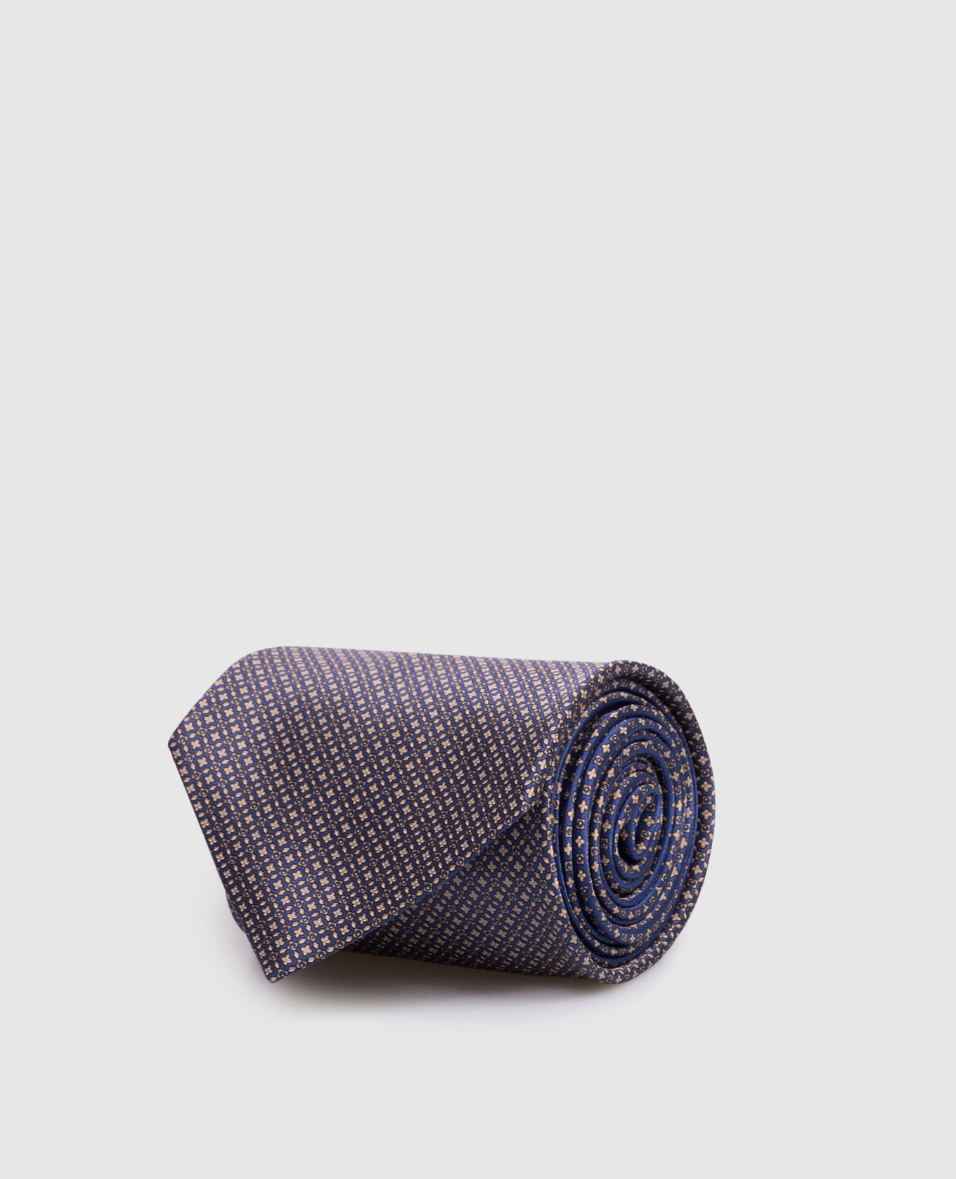 

Синий галстук из шелка Geometries, Галстуки