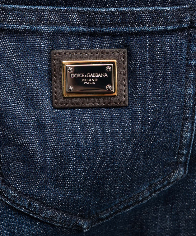 Dolce&Gabbana Детские синие джинсы L52F88LDC7956 изображение 3