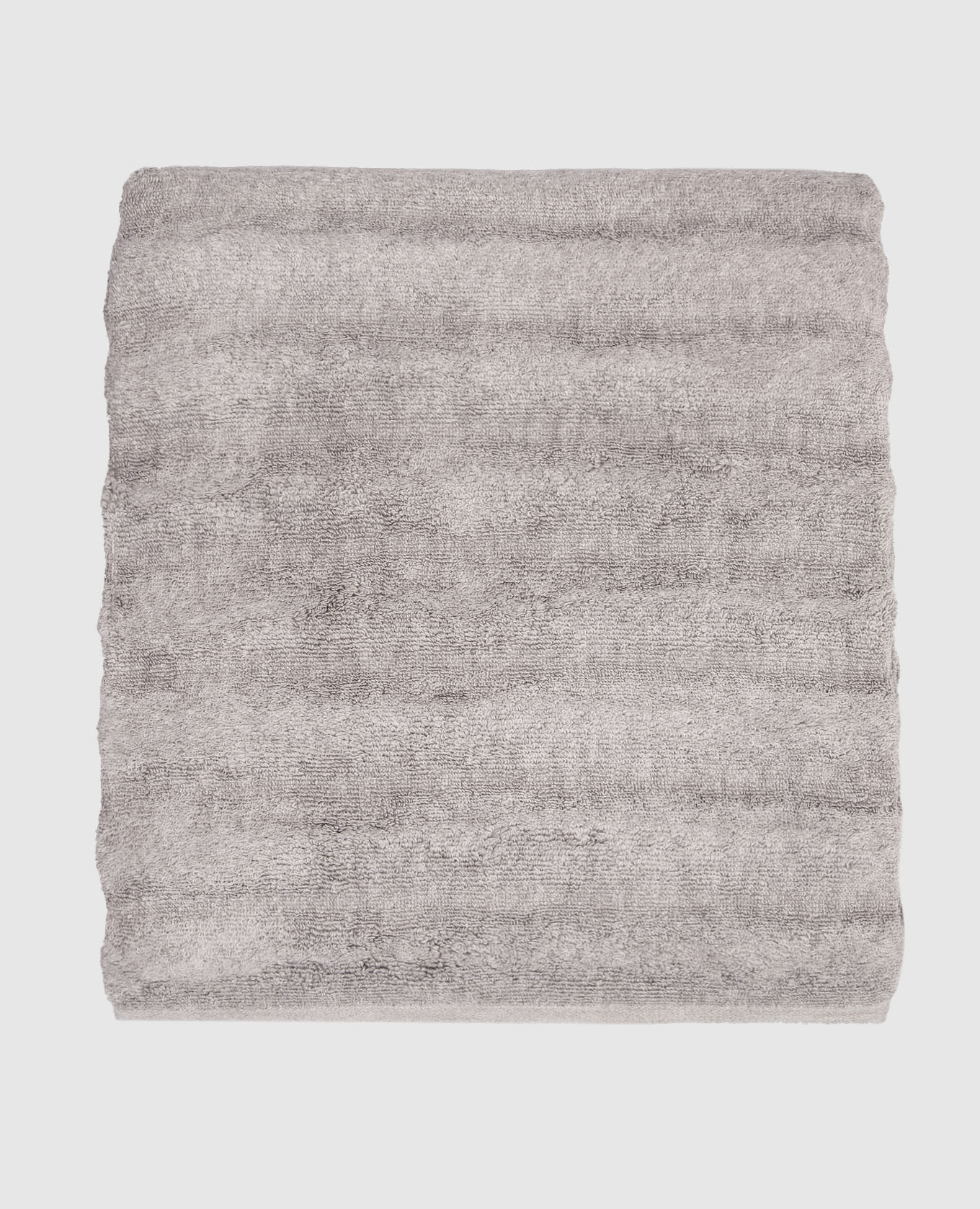 Махровое полотенце для тела ASH RIBBED серого цвета