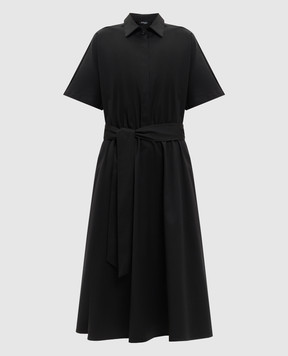 Kiton Черное платье миди D59304K05H98