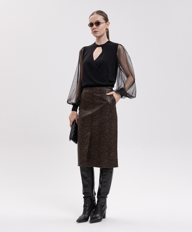 Twinset Черный джемпер 262TT3420 изображение 2