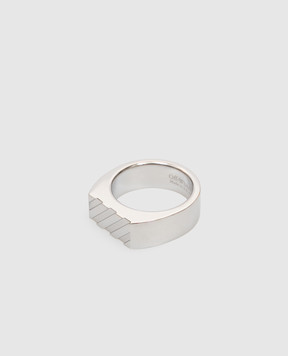 Off-White Срібляста каблучка OMOC07NC99MET001