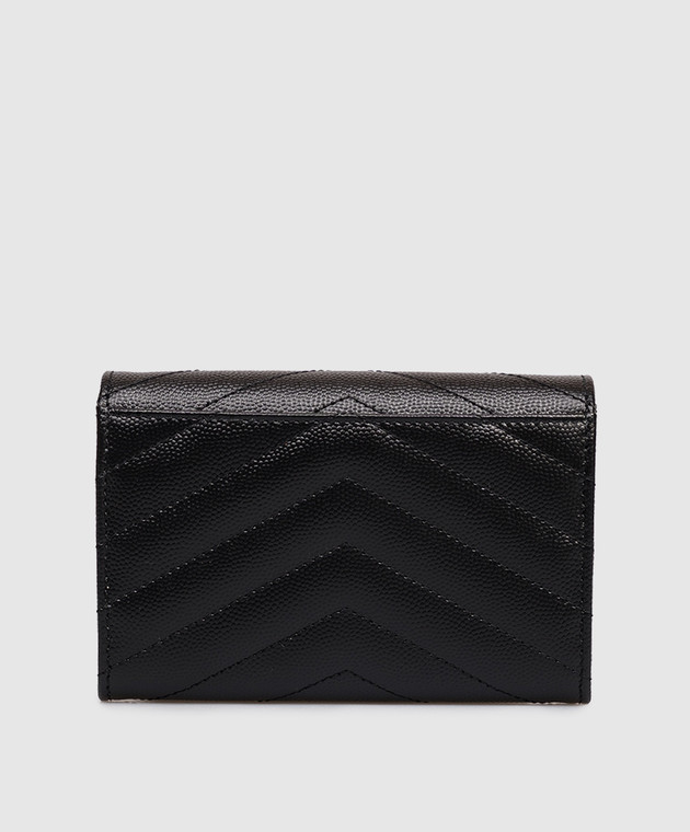 Saint Laurent Черный кожаный портмоне CASSANDRE 414404BOW01 изображение 2