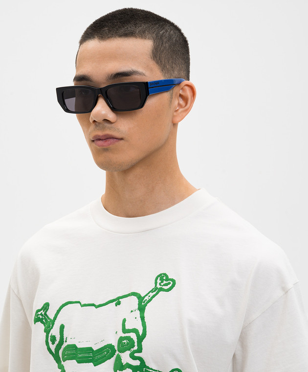 Palm Angels Черные очки с контрастным логотипом PA1030450753 изображение 2