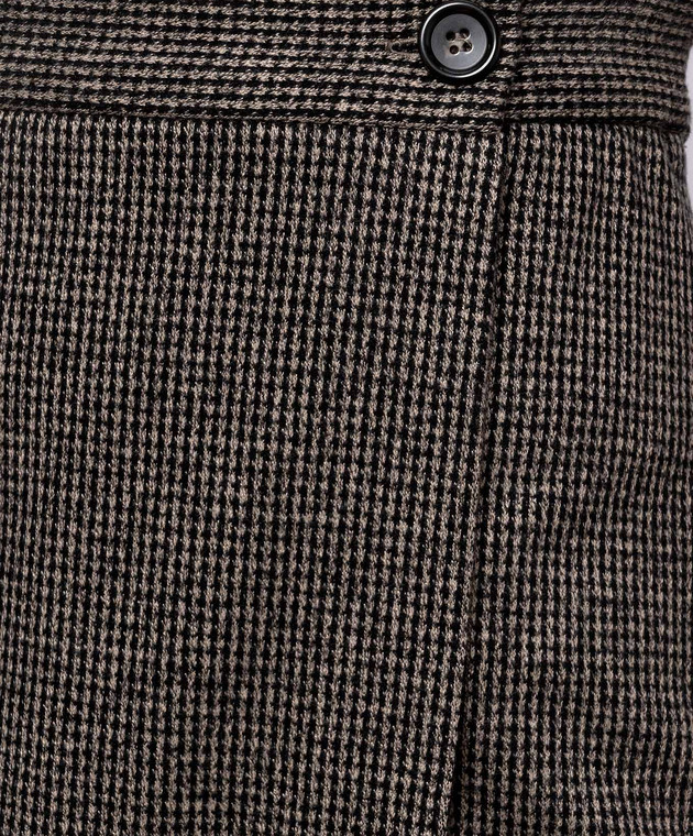 Max Mara Weekend Шорты-юбка VETTA в узор WKDVETTA изображение 5
