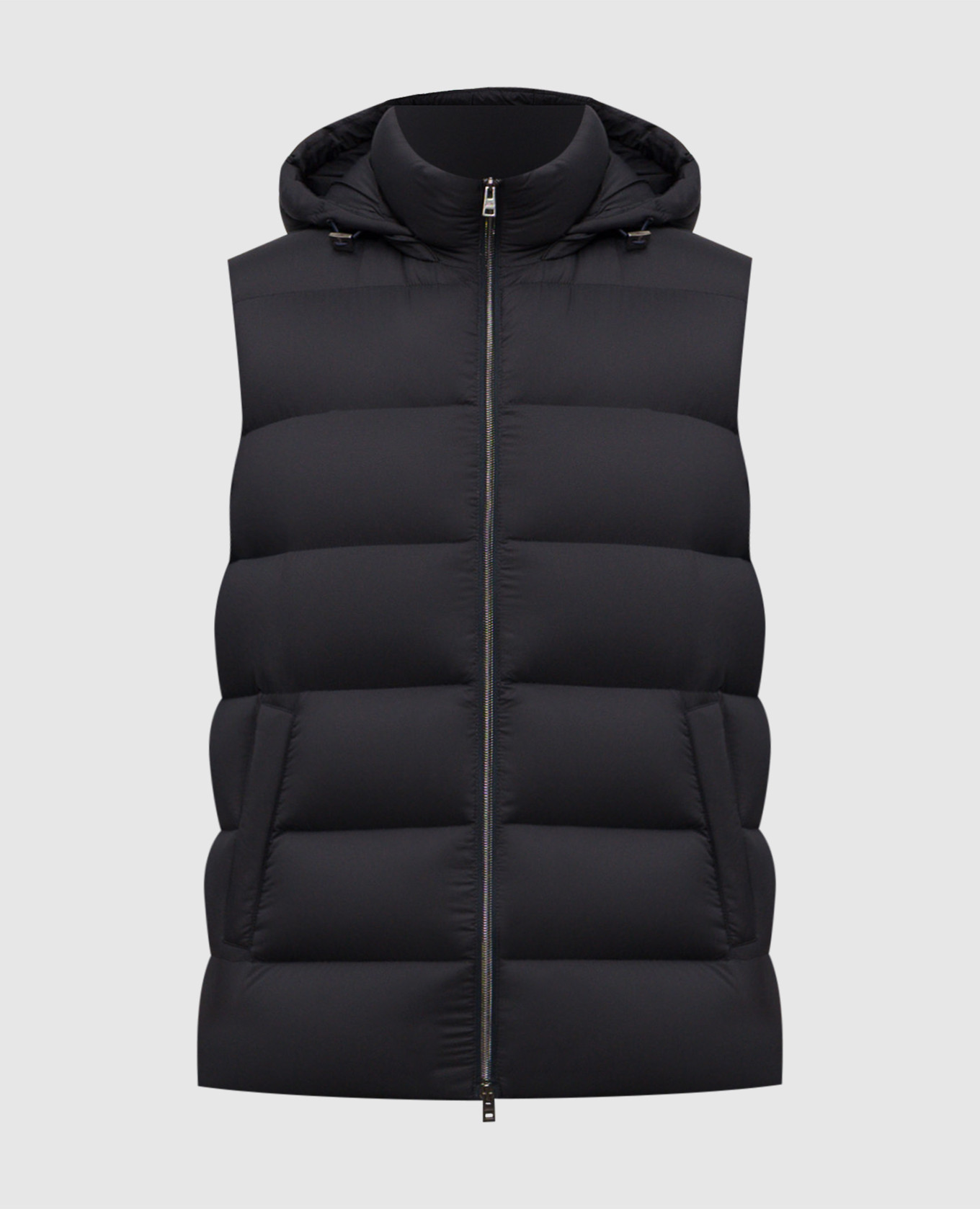 

Синий пуховый жилет, Верхняя одежда