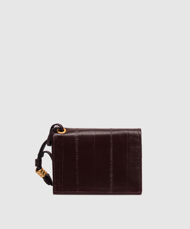 Gianni Chiarini Коричневый кожаный картхолдер на шнурке PF5039EEL изображение 2