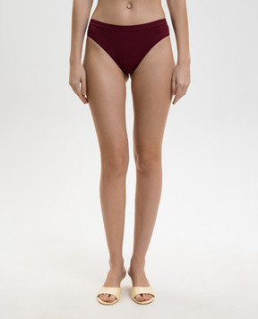 Jil Sander Бордові трусики від купальника з логотипом J40SG0104J20011
