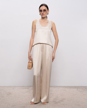 Peserico Бежеві штани з логотипом A0410206638