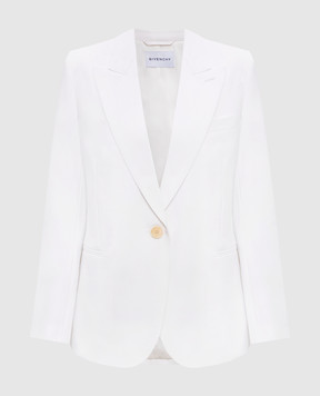 Givenchy Білий жакет з вовною BW30QP10Q0
