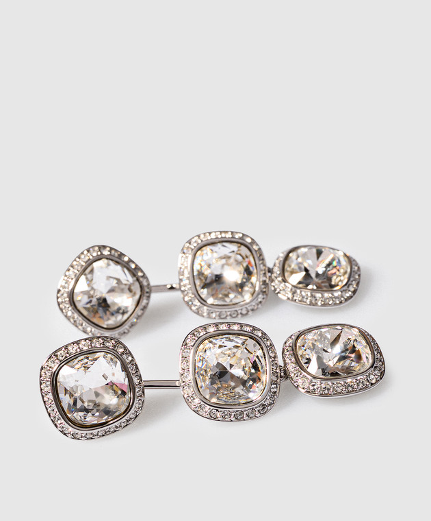 Swarovski серьги-трансформеры Una со съемными подвесками 5754342 изображение 4