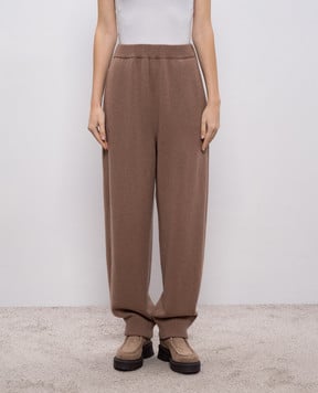 Demiur Коричневые джогеры из кашемира CASH424